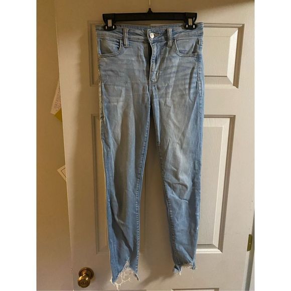 American Eagle Super Hi-Rise Jegging Crop size 4 - Picture 2 of 10